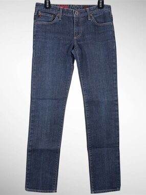 Women’s AG The Stilt Dark Indigo Cigarette Leg Jeans Size 29